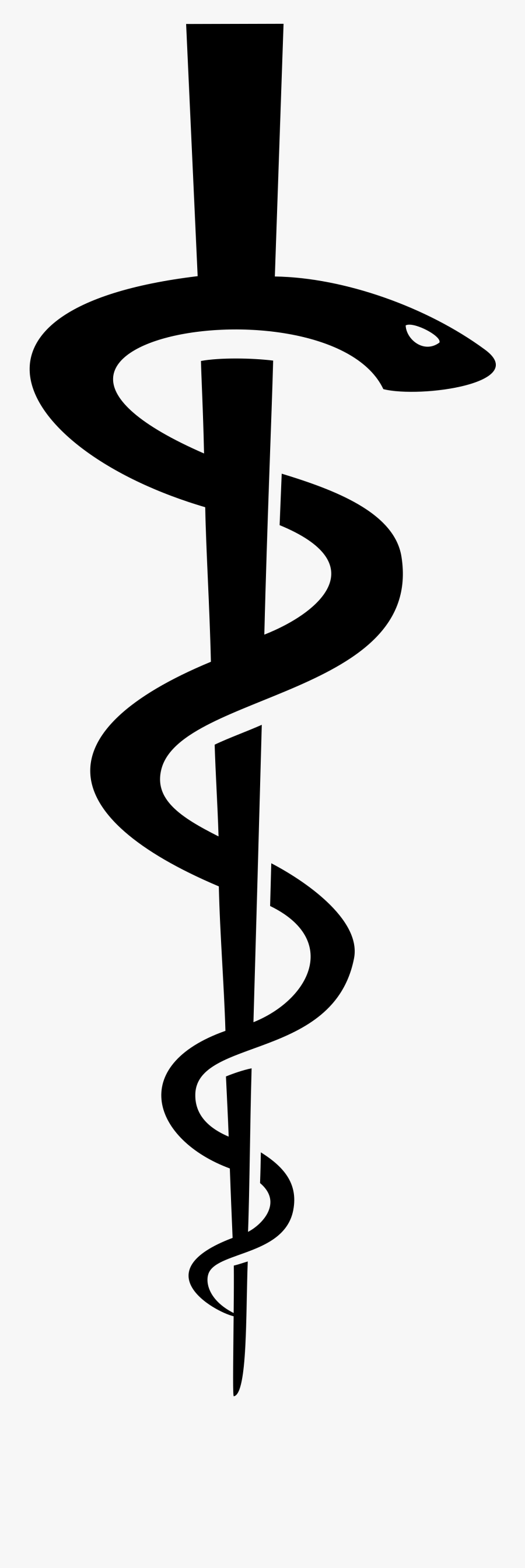 Caduceus Vector Rod - Medical Rod Of Asclepius, Transparent Clipart