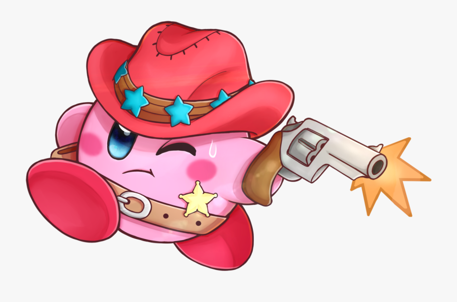 Sheriff Kirby By Boom Katz In R/kirby Clipart , Png - Yee Haw Kirby, Transparent Clipart