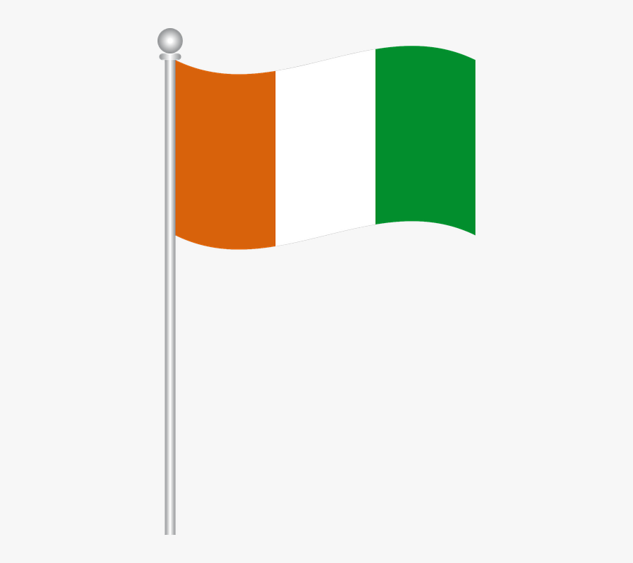 Drapeau De La Cote D Ivoire, Transparent Clipart