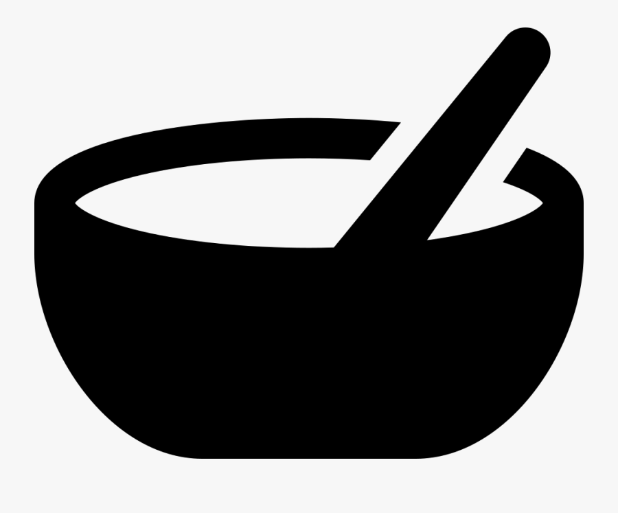 Saucepan And Wooden Spoon - Circle, Transparent Clipart
