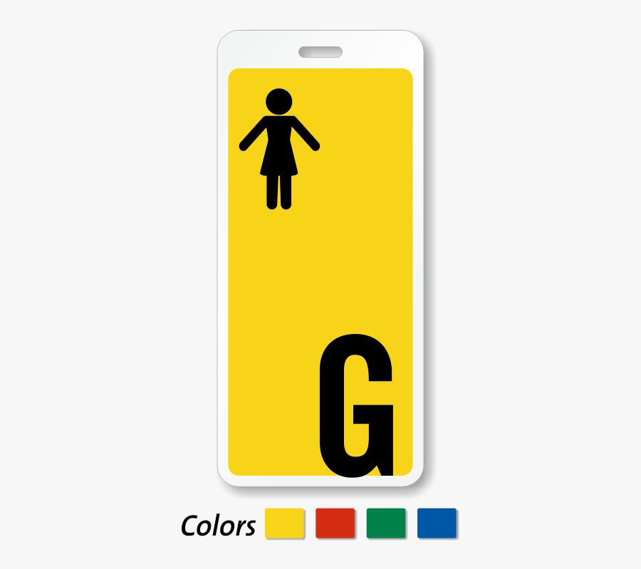 Clip Art Boy And Girl Bathroom Passes - Sign, Transparent Clipart