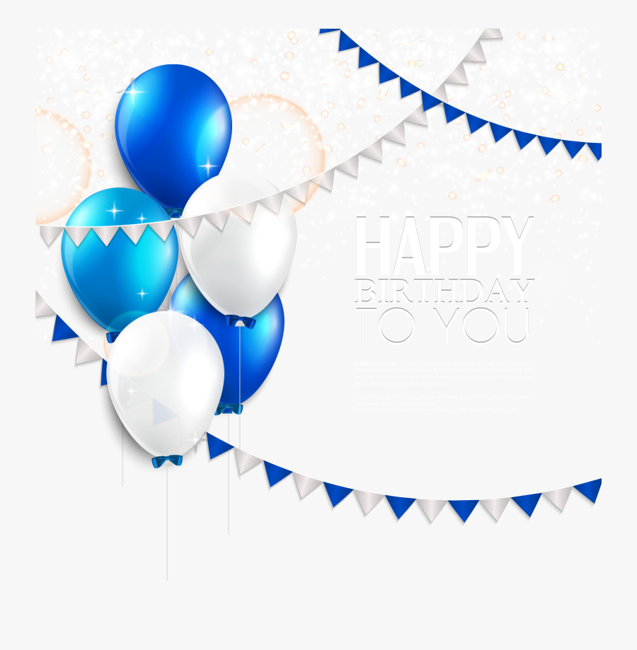 Clipart Library Library Wedding Invitation Balloon - Birthday Blue Balloon Png, Transparent Clipart