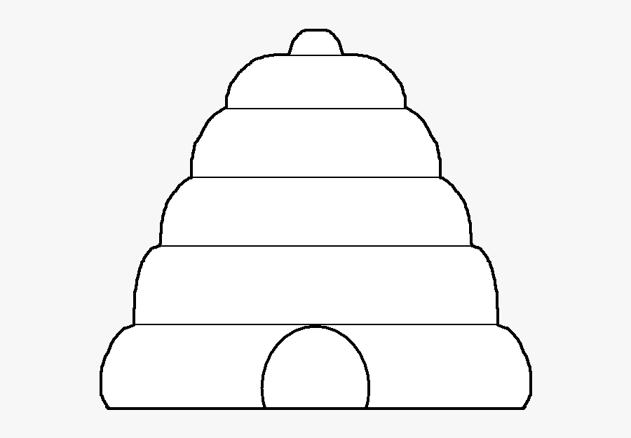 Pretty Bee Clipart Black And White Image - Blank Drink Bottle Template, Transparent Clipart