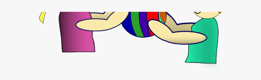 Pass Ball Cliparts - Sharing Toys Clip Art, Transparent Clipart