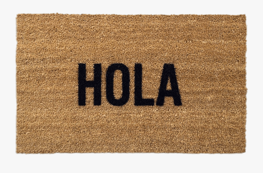 Hola Doormat - Door Mats, Transparent Clipart