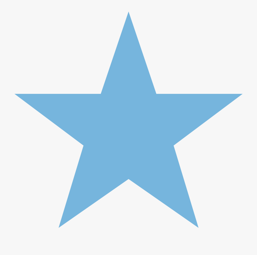 Star Png Icon Blue, Transparent Clipart