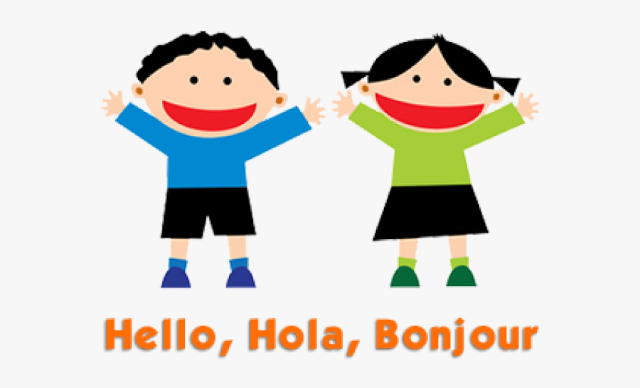 Hello Clipart Hola - Bonjour Clipart, Transparent Clipart