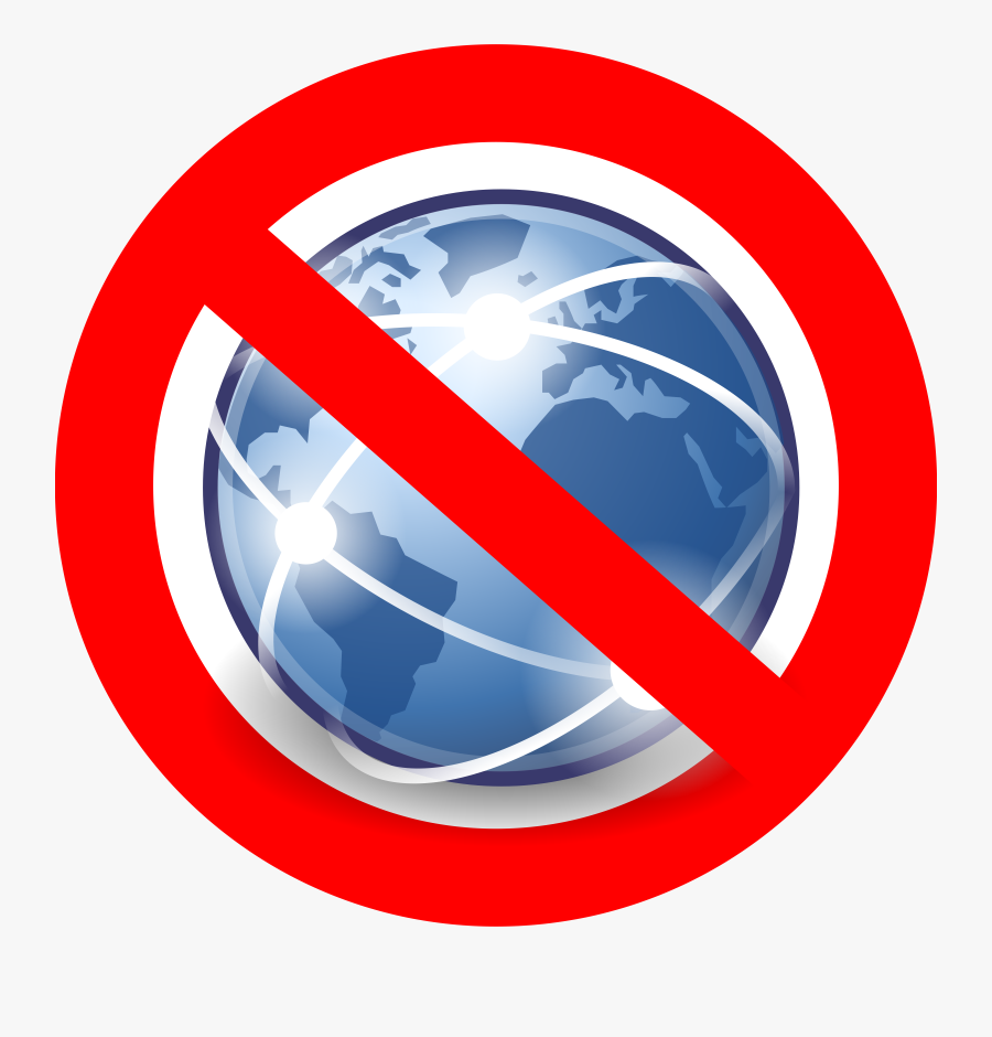No Internet Icon Png, Transparent Clipart