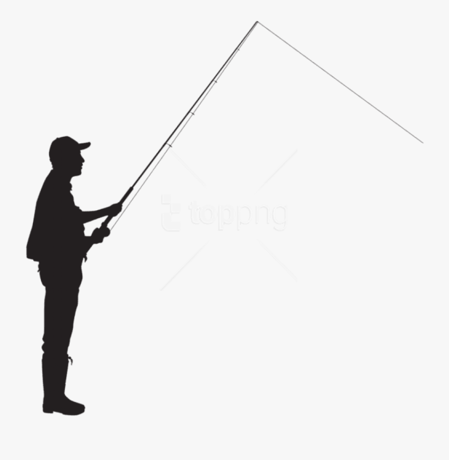 Free Png Fisherman Silhouette Png - Fishing Silhouette Png, Transparent Clipart
