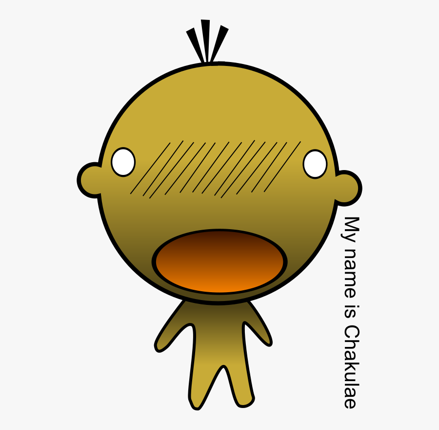 Small Cartoon Character, Transparent Clipart