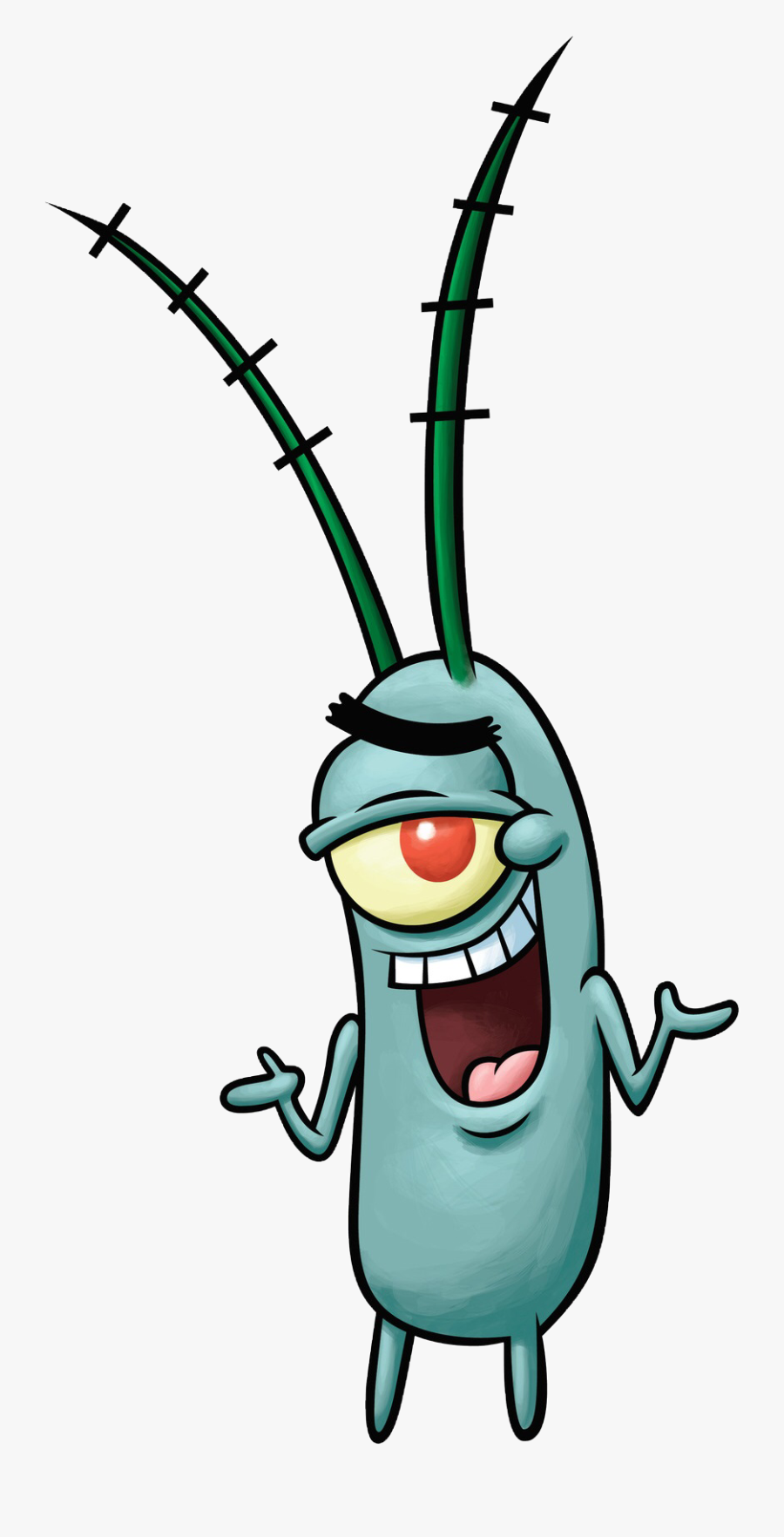 Plankton Spongebob Clipart - Plankton Bob L Éponge, Transparent Clipart