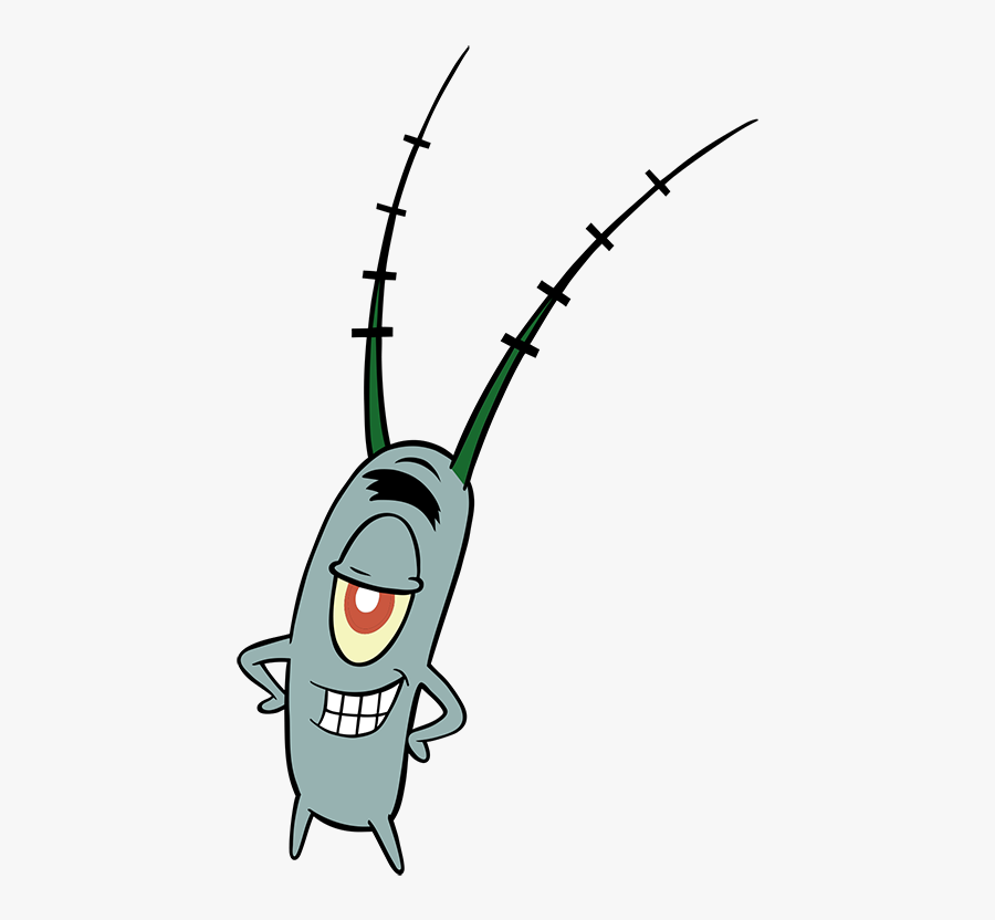 Spongebob Plankton - Sheldon J Plankton Png, Transparent Clipart