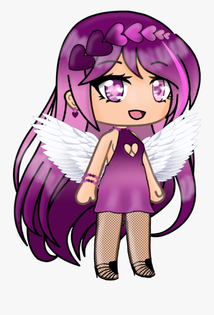 An Update For Valentina - Gacha Life Angel Wings , Free Transparent ...