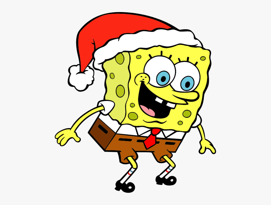 Spongebob Christmas Official Psds - Spongebob Christmas Transparent Gif, Transparent Clipart