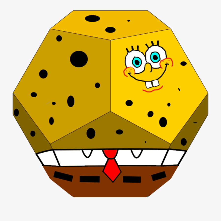 God Of War Clipart Spongebob - Spongebob Dodecahedron, Transparent Clipart