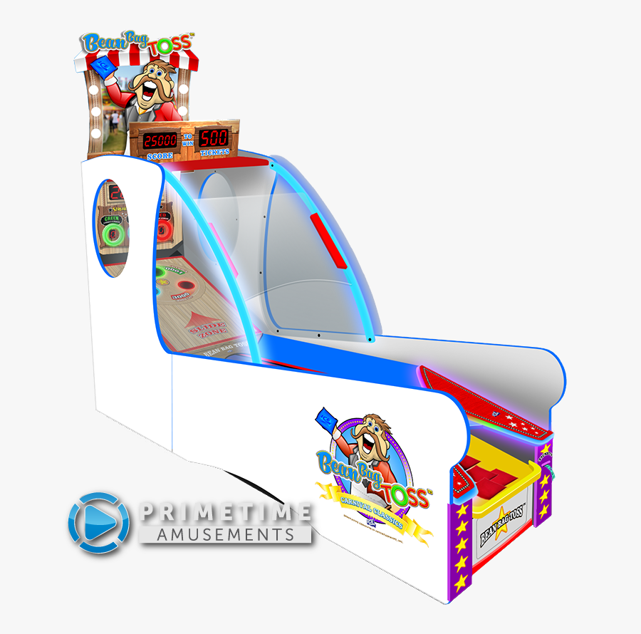 Games Clipart Bean Bag Race - Bean Bag Toss Arcade Game, Transparent Clipart
