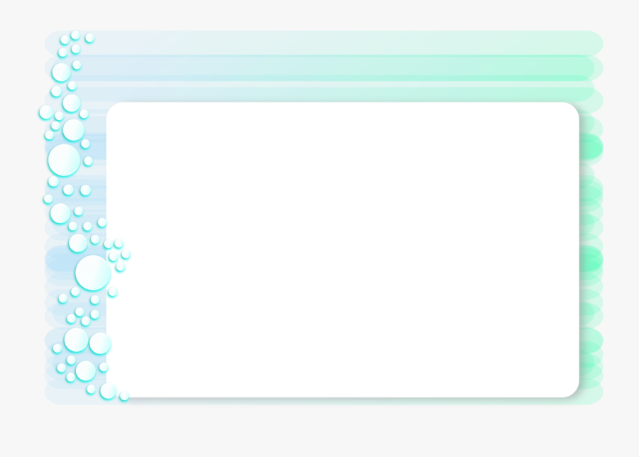Bubbles Clipart - Border Presentation Png, Transparent Clipart