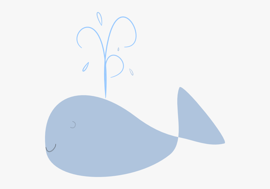 Transparent Whale Clip Art - Water Fountain Cartoon, Transparent Clipart