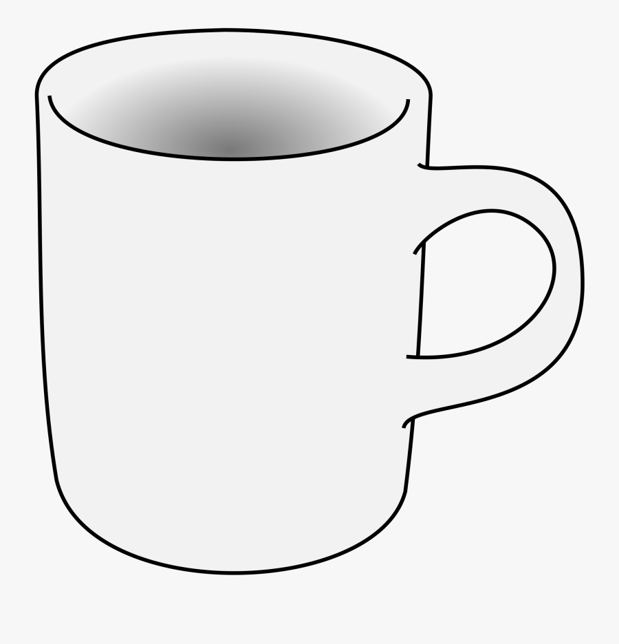 Mug Clipart Svg - Coffee Mug Svg File, Transparent Clipart