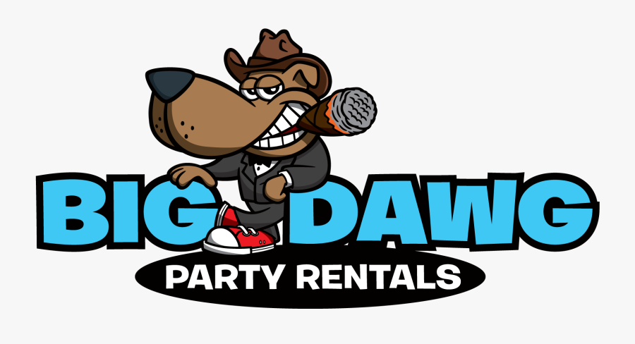 Big Dawg Party Rentals - Big Dawg, Transparent Clipart