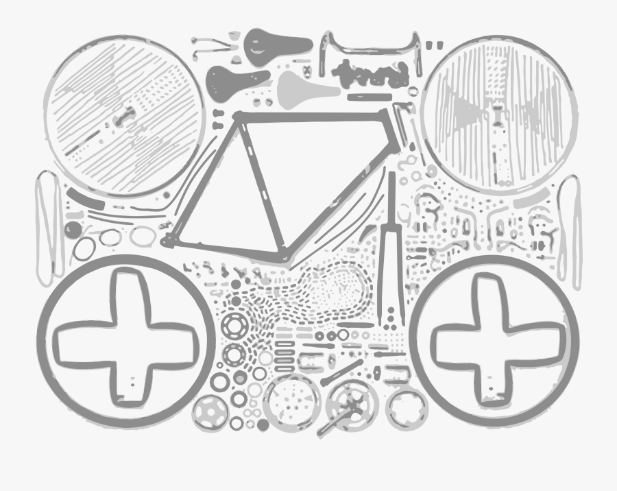 0170 Parts Of A Bicycle - Todd Mclellan Photographer, Transparent Clipart