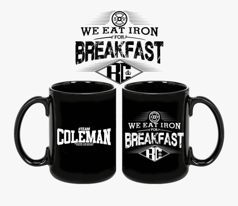 Clip Art Ronnie Coleman We Eat - Coffee Cup, Transparent Clipart