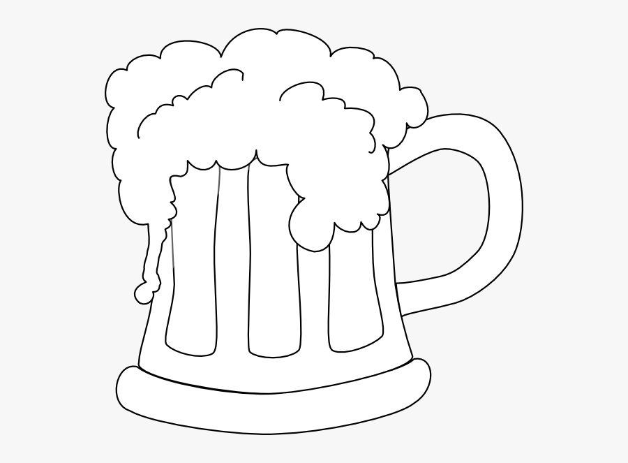 Beer Root Mug Stein Glasses Png Download Free Clipart - Beer Images Black And White, Transparent Clipart
