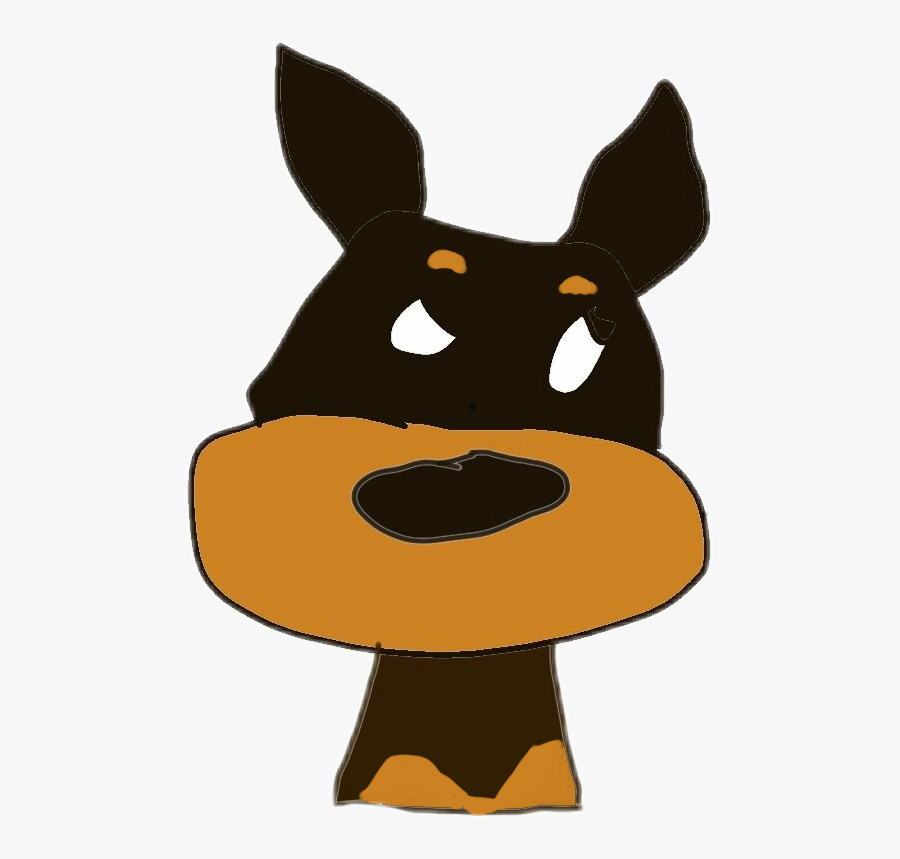 Rottie Rottweiler Freetoedit Ftedogs - Cartoon, Transparent Clipart