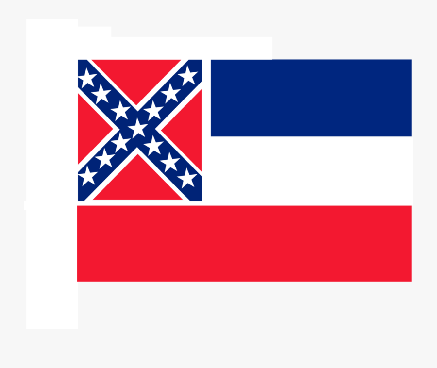 Blue,angle,area - Mississippi State Flag 2019, Transparent Clipart