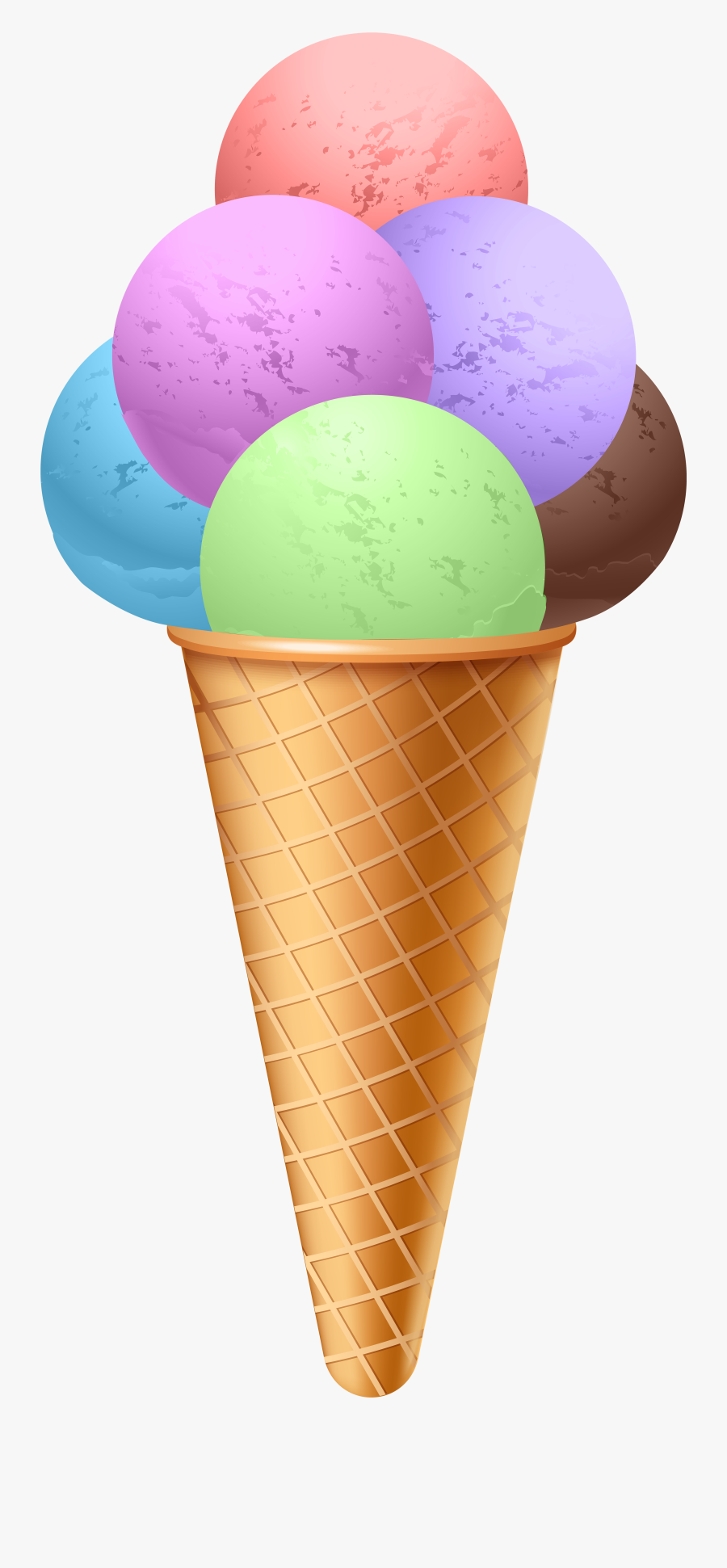 Cone Png Transparent Background - Ice Cream Png Clipart, Transparent Clipart