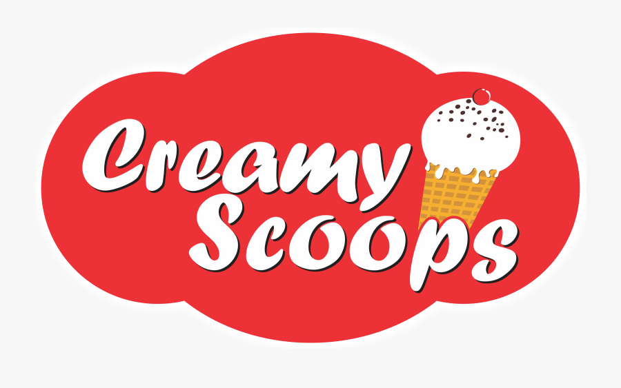 Creamyscoops - Soy Ice Cream, Transparent Clipart