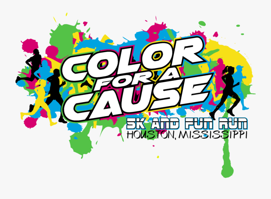 "color For A Cause - Color Fun Run For A Cause, Transparent Clipart