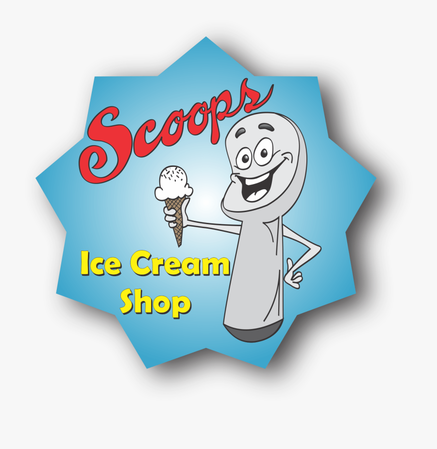 903 Scoops Ice Cream Shop - Cartoon, Transparent Clipart