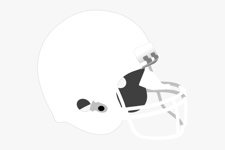 Transparent Football Helmet Clip Art - White Football Helmet Clipart, Transparent Clipart