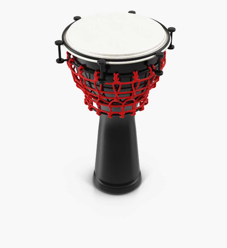 Black Red And White Percussion Png Image - Djembe, Transparent Clipart