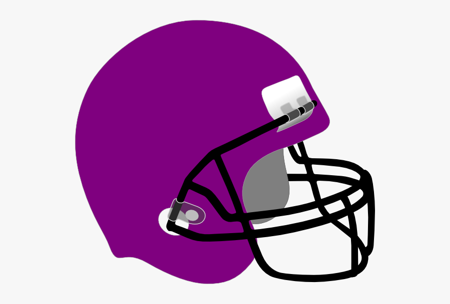 Purple Football Helmet Clip Art, Transparent Clipart