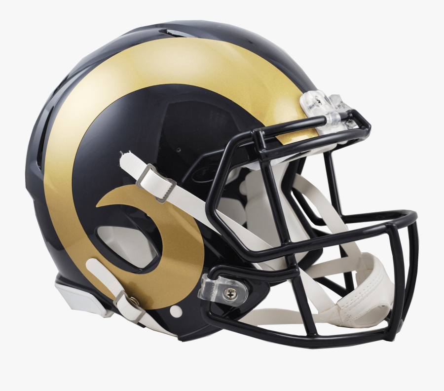 Football Helmet Clipart Png - Rams Football Helmet Png, Transparent Clipart