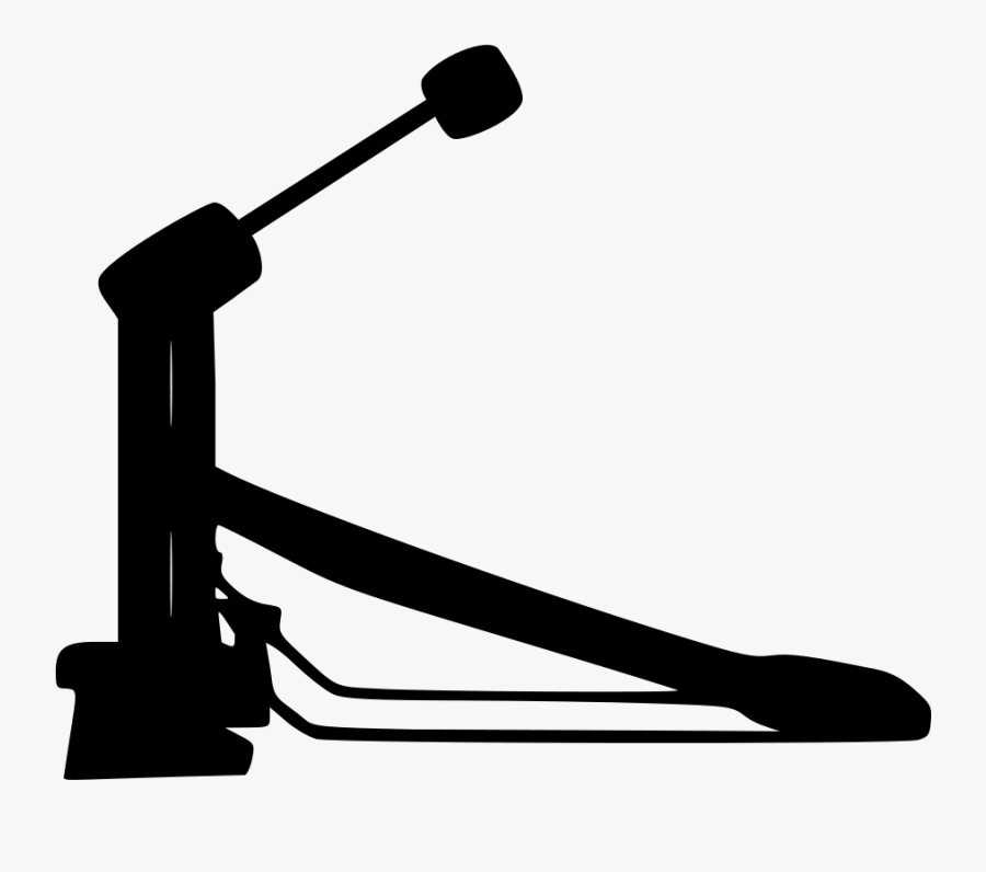 Vector Bass Drum Pedal, Transparent Clipart