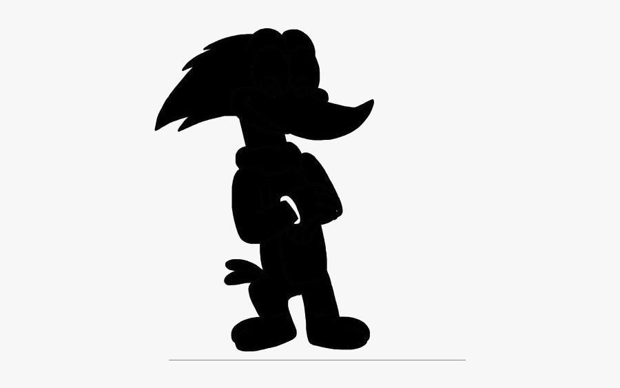 Woody Woodpecker Cartoon Png, Clipart - Silhouette, Transparent Clipart