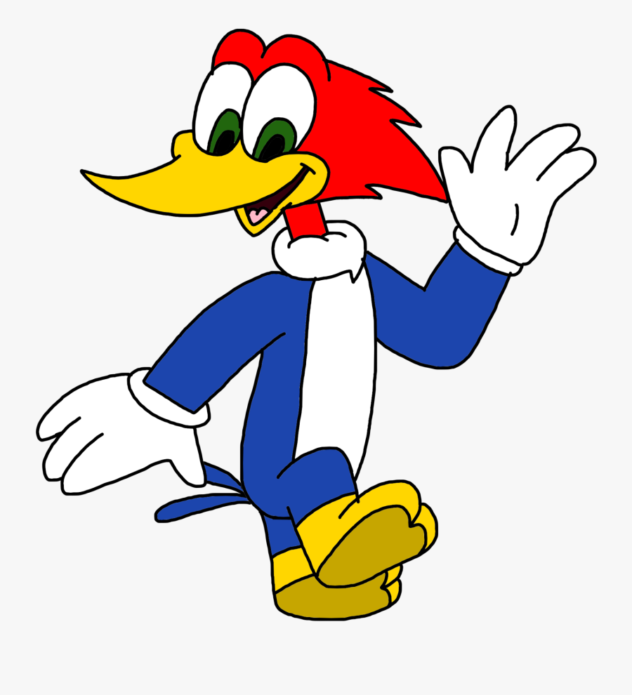 Unisex Woody Woodpecker 85% Cotton Beanie White Clipart - Woody The Woodpecker Png, Transparent Clipart