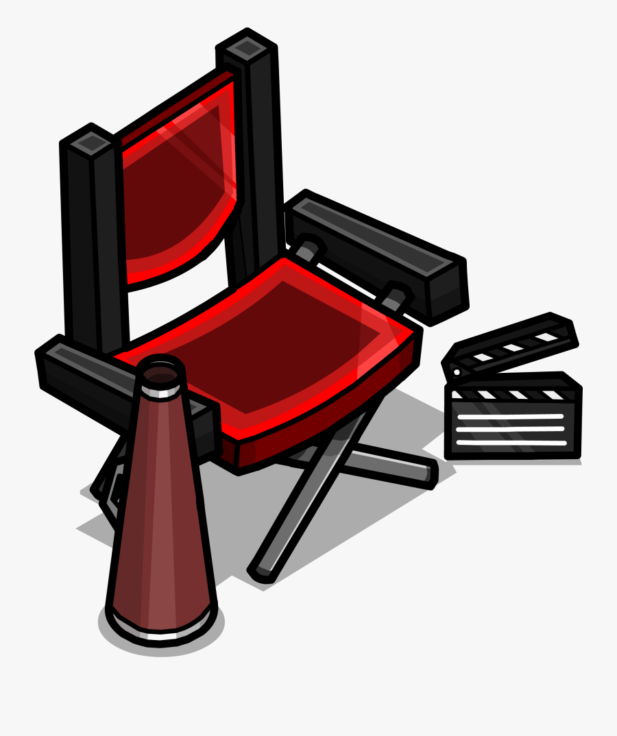 Transparent Director Chair Clipart - Director's Chair Clipart Transparent, Transparent Clipart