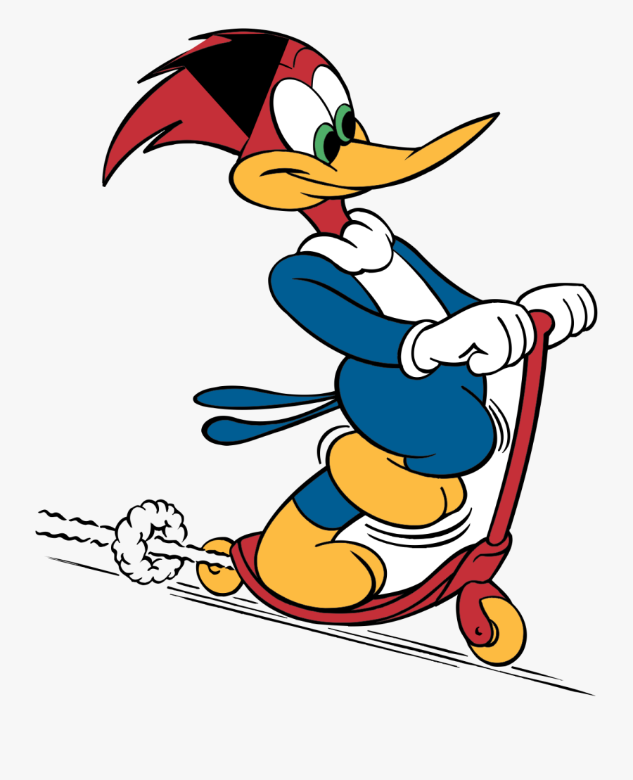 Woody Woodpecker Characters, Woody Woodpecker Cartoon - Woody Woodpecker Png, Transparent Clipart