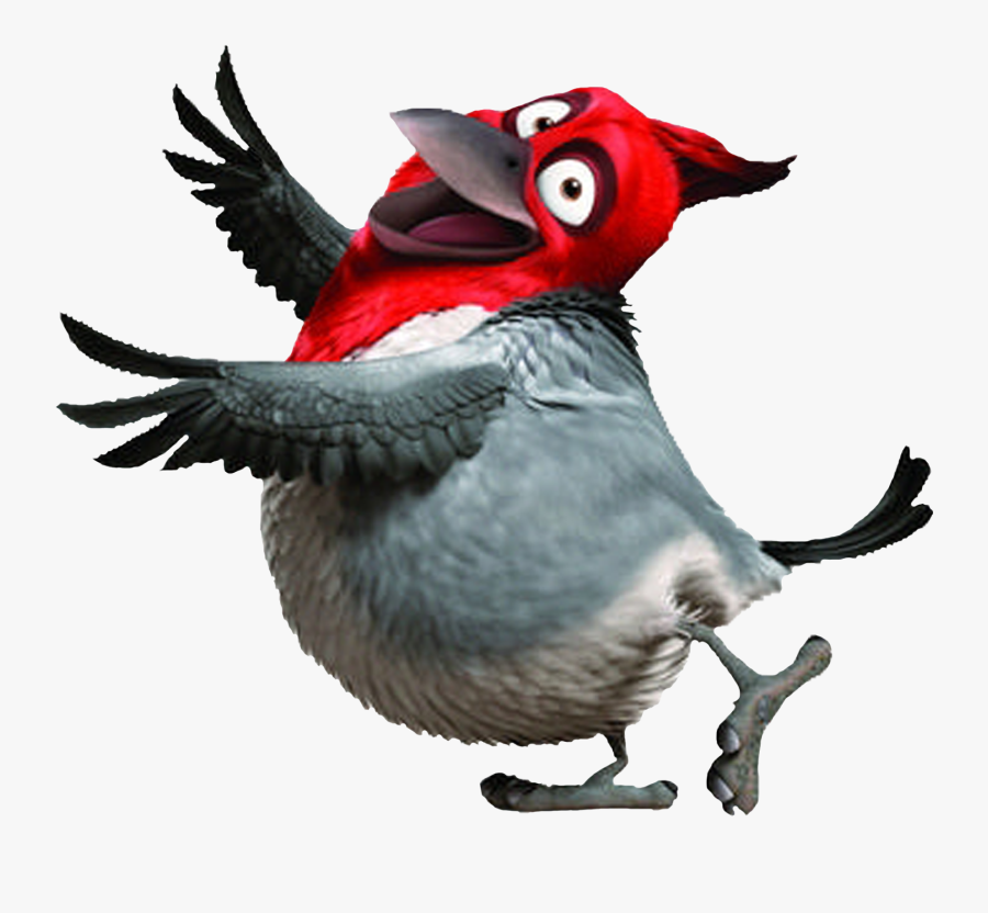 Rio Red Bird, Transparent Clipart