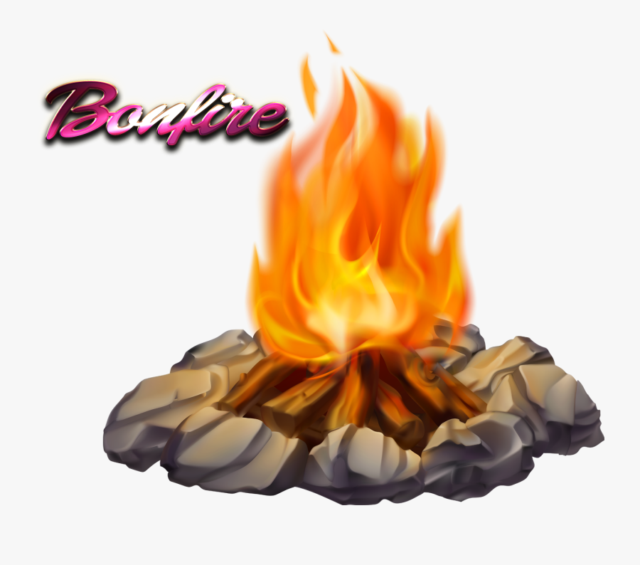 Campfire Bonfire Camping Clip Art - Transparent Background Campfire Png, Transparent Clipart