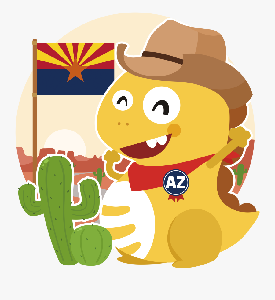 Welcome To Arizona Sign, Transparent Clipart