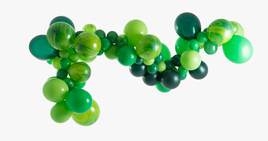 Transparent Green Garland Png - Bead, Transparent Clipart