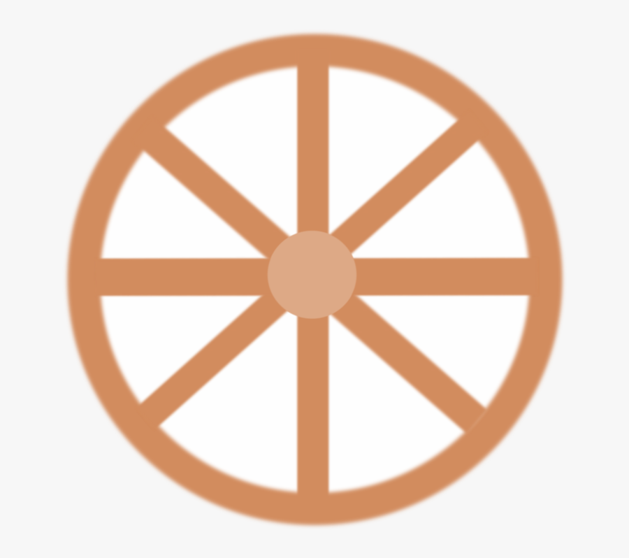 Angle,spoke,symmetry - Wagon Wheel, Transparent Clipart