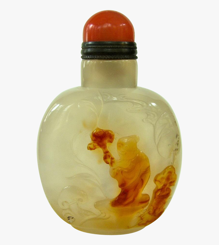 Snuff Bottle Transparent Image Glass Bottle- - Glass Bottle, Transparent Clipart