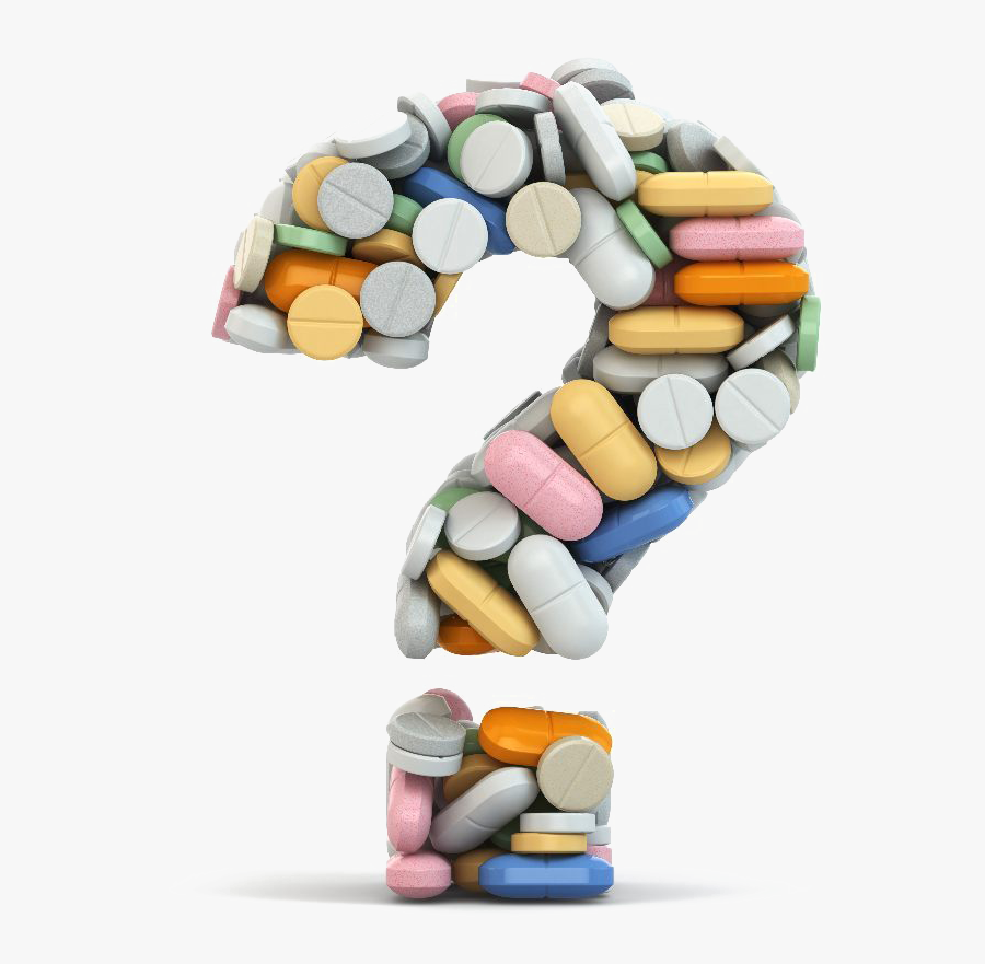 Prescription-drug - Question Pills, Transparent Clipart