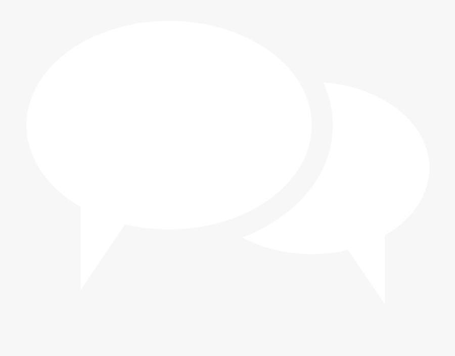 Dialogue Icon W - Dialog Icon White Png, Transparent Clipart